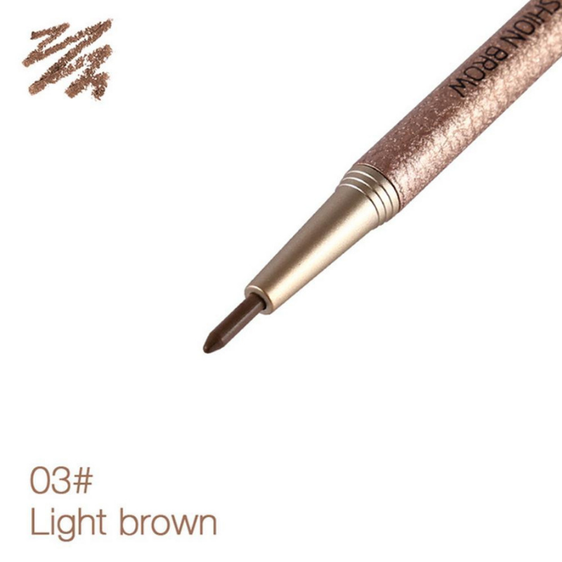 Crayon à Sourcils Rechargeable avec Brosse 03# Light Brown