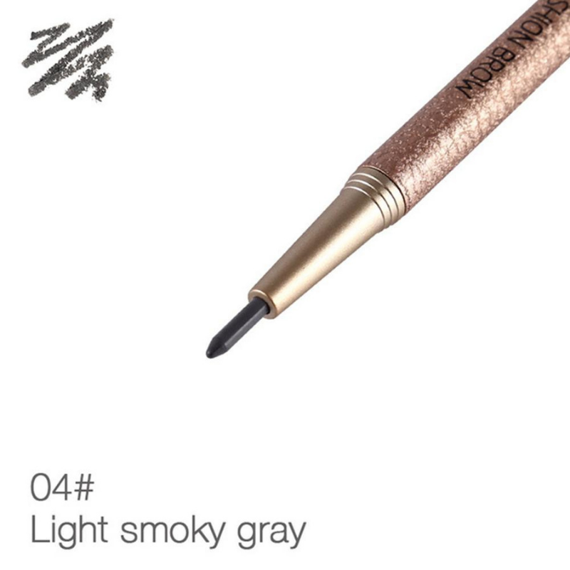 Crayon à Sourcils Rechargeable avec Brosse 04# Light Smoky Gray