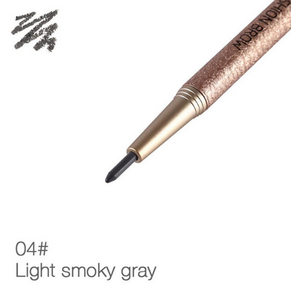 Crayon à Sourcils Rechargeable avec Brosse 04# Light Smoky Gray