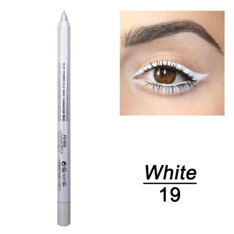 Crayon Yeux Couleur Métallisé Longue Tenue White 19