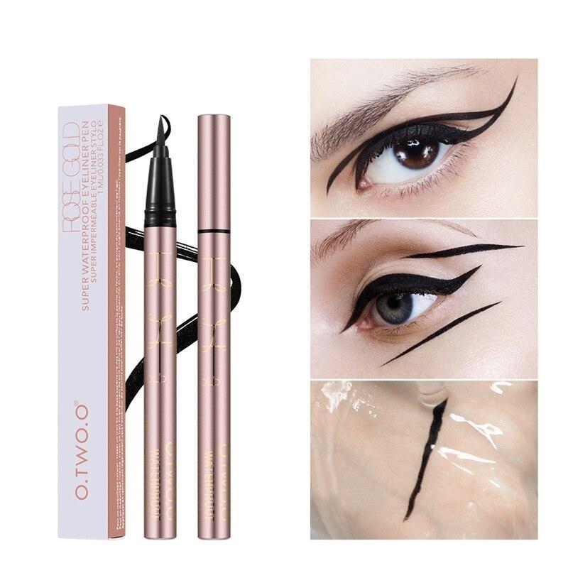 Ensemble Maquillage Yeux Mascara Longueur Feutre Eyeliner Et Crayon Sourcils Longue Tenue