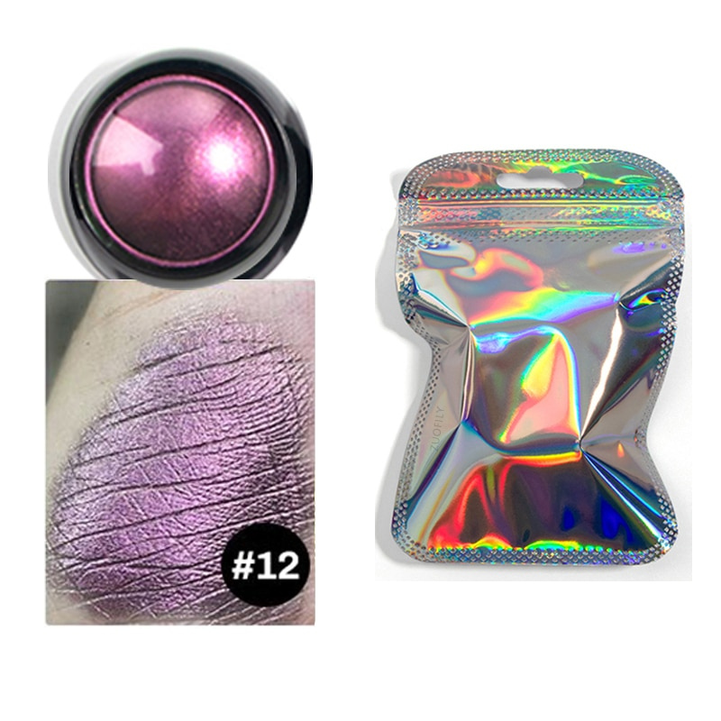 Fard à Paupières Duochrome Scintillant Poudre Libre Multichrome Reflets Caméléons Fuchsia