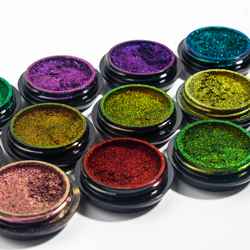 Pigments Multichrome Duochrome Holographiques Reflets Scintillants