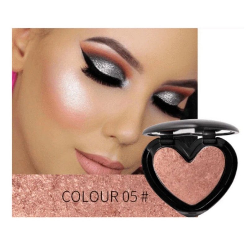 Highlighter Cœur Fard Couleur 05 Bois de Rose