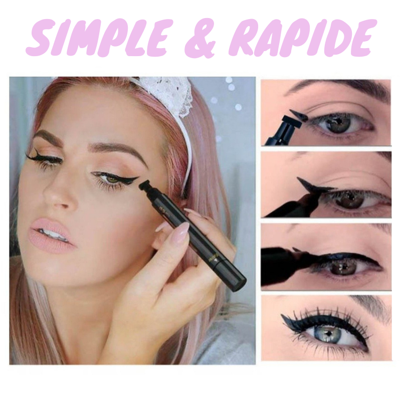 Feutre Eyeliner Tampon Simple et Facile à Utiliser