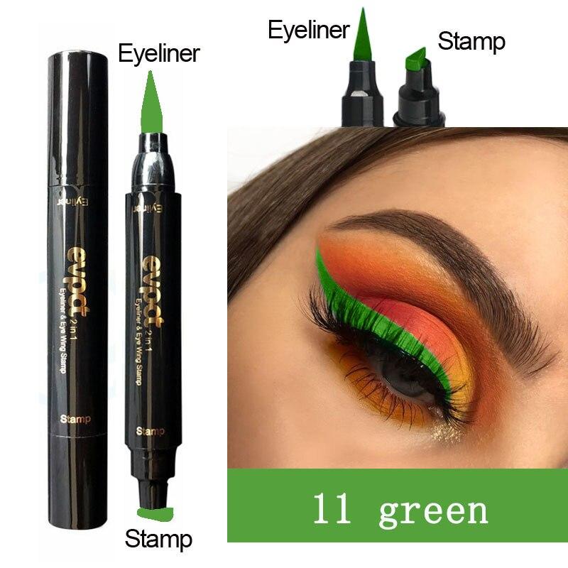 Marker Eyeliner Magic Double Embouts Tampon 11 Green