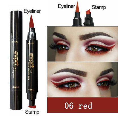 Marker Eyeliner Magic Double Embouts Tampon 06 Red