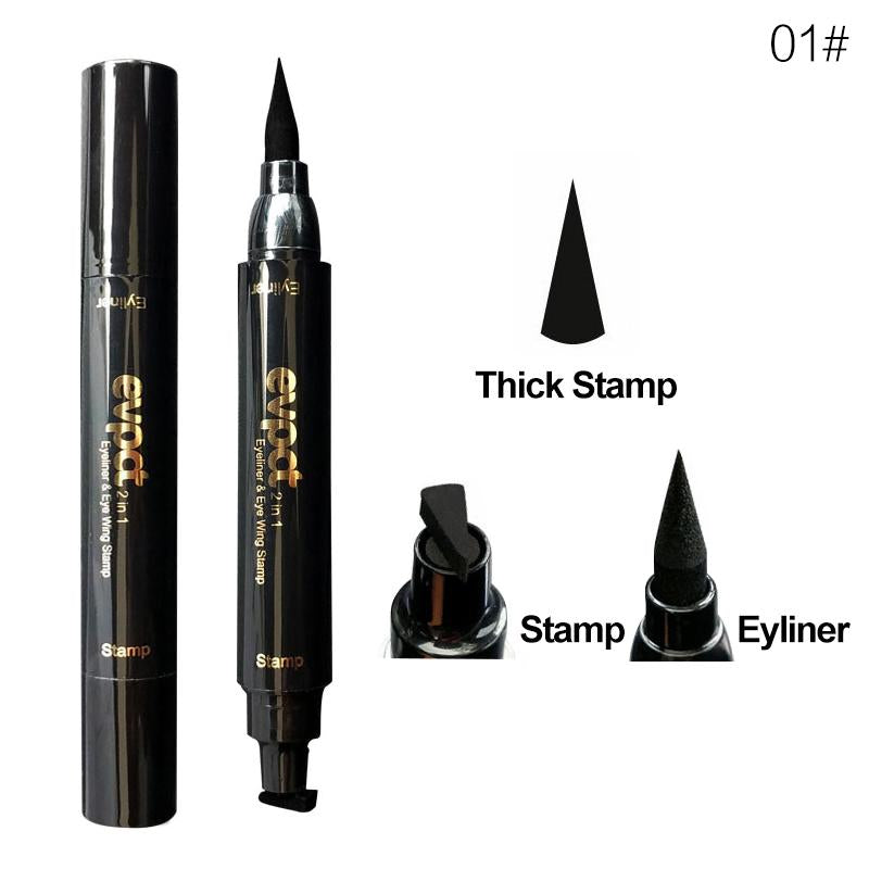 Marker Eyeliner Magic Double Embouts Tampon 01 Noir