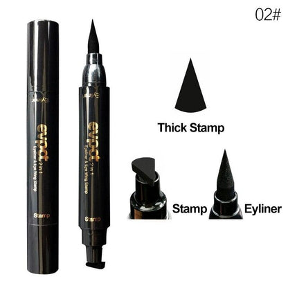 Marker Eyeliner Magic Double Embouts Tampon 02 Noir