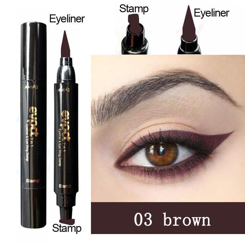 Marker Eyeliner Magic Double Embouts Tampon 03 Brown