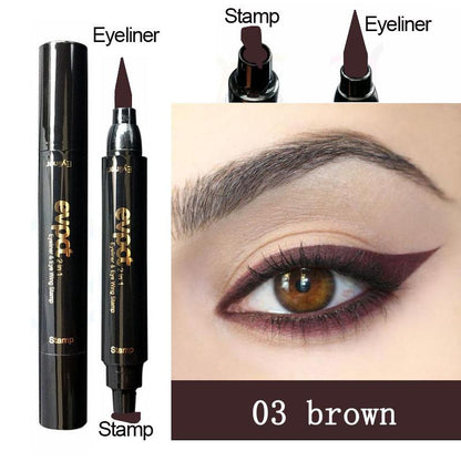 Marker Eyeliner Magic Double Embouts Tampon 03 Brown