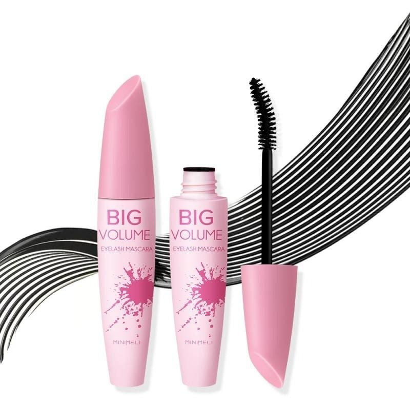 Mascara Volume Extrême Waterproof avec Brosse Courbée