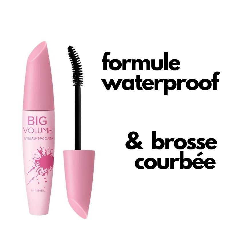 Big Volume Mascara Formule Waterproof & Brosse Courbée