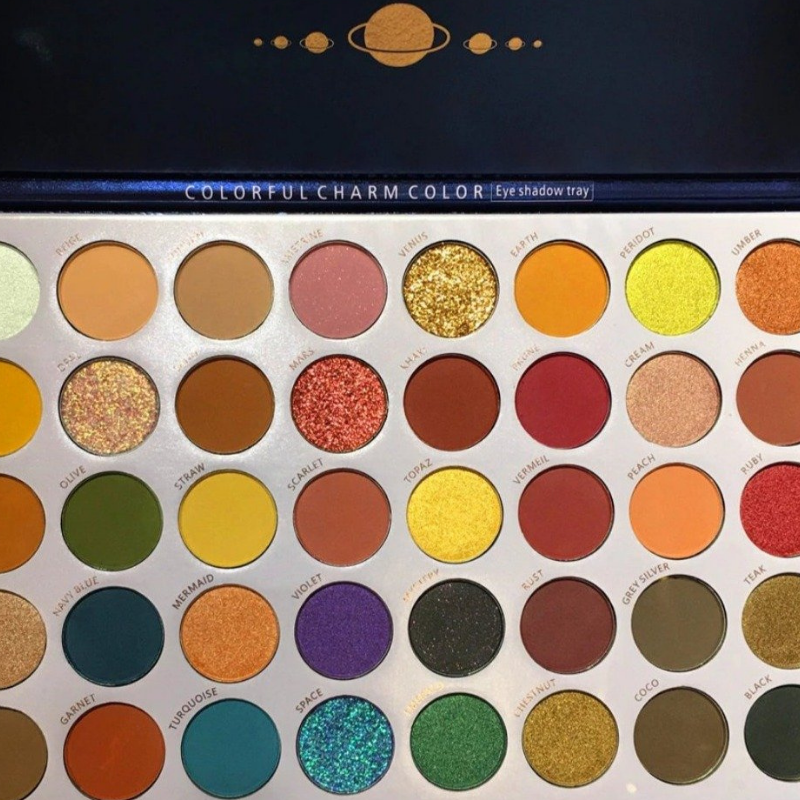 Palette Yeux 40 Fards Camaïeu Couleurs Chaudes et Vibrantes