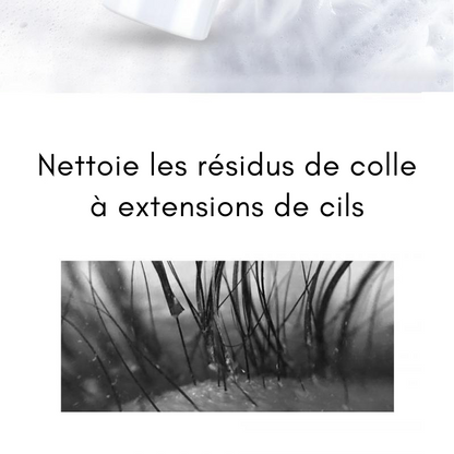 Shampooing Pour Cils Supprime la Colle des Extensions de Cils